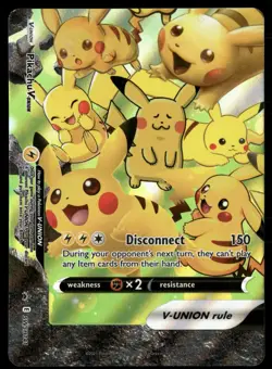 Pikachu V-Union - Promo SWSH: Sword & Shield Promo Cards SWSH141 NM - Image 1