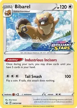 Bibarel (#SWSH188) - Holofoil SWSH - Sword & Shield Promo Cards NM Pokemon - Image 1