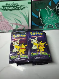 100 Packs Pokemon TCG Trick or Trade Booster Packs Halloween Card Lot Bundle - Image 1