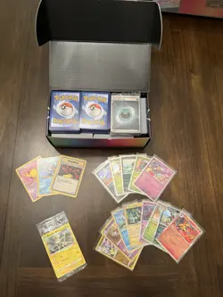 Pokemon TCG Bulk Common/Uncommon Cards +Promos/Extras In Prismatic Surprise Box - Image 2