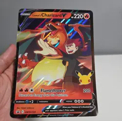 JUMBO Lance’s Charizard V Card SWSH133 Pokemon Celebrations - Image 2