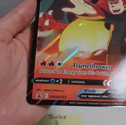 JUMBO Lance’s Charizard V Card SWSH133 Pokemon Celebrations - Image 5