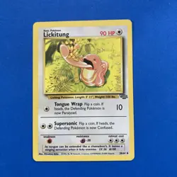 Lickitung Jungle 38/64 Unlimited Uncommon Pokemon Card NM-Mint - Image 1
