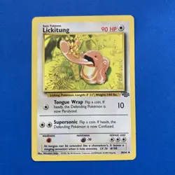 Lickitung Jungle 38/64 Unlimited Uncommon Pokemon Card NM-Mint - Image 2