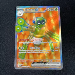 Spidops EX 223/198 Ultra Rare Full Art Pokemon Card Scarlet & Violet Base Set NM - Image 1
