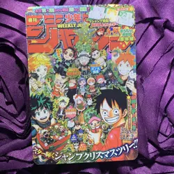 Monkey D. Luffy ONE PIECE + Demon Slayer JUMP MANGA Waifu Anime Holo Card - Image 1