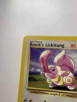 Brock's Lickitung 41/132 - Gym Heroes Unlimited Edition - WOTC Pokemon Card LP - Image 2