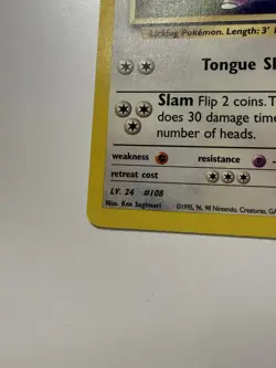 Brock's Lickitung 41/132 - Gym Heroes Unlimited Edition - WOTC Pokemon Card LP - Image 3