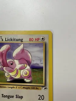 Brock's Lickitung 41/132 - Gym Heroes Unlimited Edition - WOTC Pokemon Card LP - Image 5