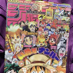 Monkey D. Luffy ONE PIECE + My Hero academia JUMP MANGA Waifu Anime Holo Card - Image 3