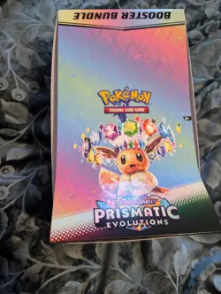 Prismatic Evolutions Booster Bundle Box EMPTY NO CARDS,SLIGHTLY DAMAGED SEE PIC - Image 2