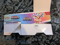 Prismatic Evolutions Booster Bundle Box EMPTY NO CARDS,SLIGHTLY DAMAGED SEE PIC - Image 4