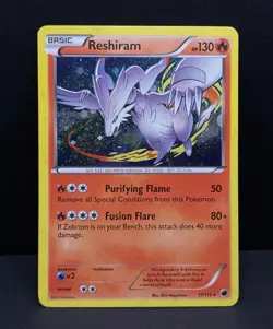 6x Pokemon Cards Zekrom Reshiram Lot - Holo Ultra Rare EX Black White Promo TCG - Image 3