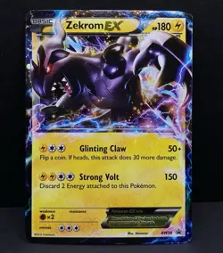 6x Pokemon Cards Zekrom Reshiram Lot - Holo Ultra Rare EX Black White Promo TCG - Image 5
