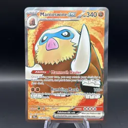 Mamoswine EX 174/159 Full Art Holo Pokemon TCG Journey Together Card NM - Image 1
