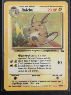 Vintage Pokemon TCG WOTC Holo Cards Fossil Jungle - Lot of 4 - Image 3