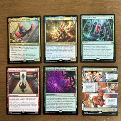 Magic The Gathering Spider Man Lot Superior Scarlet Origin Web Of Life - Image 1