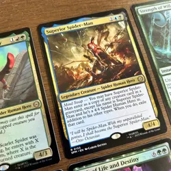 Magic The Gathering Spider Man Lot Superior Scarlet Origin Web Of Life - Image 4