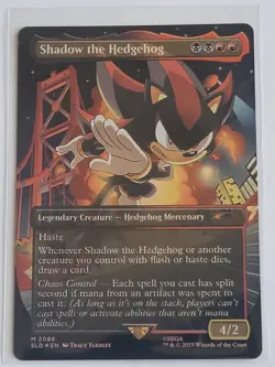 Shadow the Hedgehog - Sonic: Friends And Foes - Secret Lair - NM - 2086 - MTG - Image 1