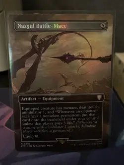 Nazgul Battle-Mace (Borderless Foil) Commander: LOTR: Tales of Middle-Earth - Image 1