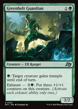 1x Greenbelt Guardian NM Eng MTG - Aetherdrift - Image 1