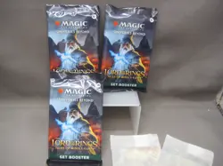 MAGIC THE GATHERING UNIVERSES BEYOND LORD OF THE RINGS BOOSTER SET 3 PACKS PLUSc - Image 1