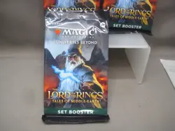 MAGIC THE GATHERING UNIVERSES BEYOND LORD OF THE RINGS BOOSTER SET 3 PACKS PLUSc - Image 4