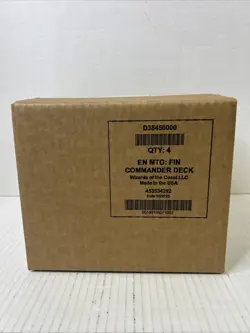 MTG Final Fantasy Commander Deck Bundle (All 4 Decks) - Sealed Case D2 - Image 2