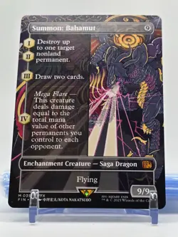 Summon: Bahamut FIN 0356 Borderless | MTG Final Fantasy Mythic Rare - Image 1