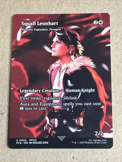 Squall Leonhart - MTG BORDERLESS FULL ART Final Fantasy - Image 2