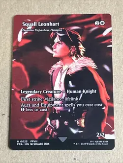 Squall Leonhart - MTG BORDERLESS FULL ART Final Fantasy - Image 3