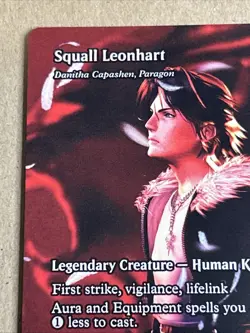 Squall Leonhart - MTG BORDERLESS FULL ART Final Fantasy - Image 4