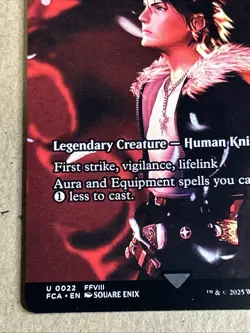 Squall Leonhart - MTG BORDERLESS FULL ART Final Fantasy - Image 5