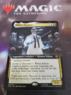 Mtg. Mister Negative. Extended Art. Marvel's Spider-Man. Pack Fresh - Image 1