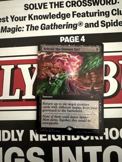 Magic the Gathering Spider-Man 2025 PAX West Welcome Deck Promo Sinister Six - Image 3