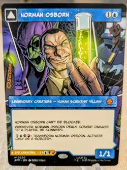 Norman Osborn / Green Goblin - 220 -MTG: Marvel’s Spider-Man -Borderless -Mythic - Image 1