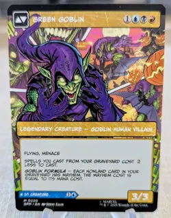 Norman Osborn / Green Goblin - 220 -MTG: Marvel’s Spider-Man -Borderless -Mythic - Image 2