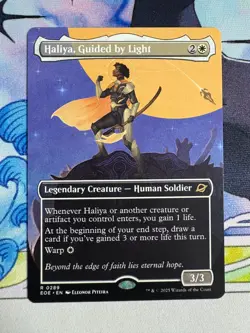 2025 MTG Edge Of Eternities Haliya, Guided By Light Borderless #289 - Image 1