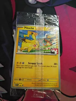 NM Pikachu SVP101 Black Star Promo Play League Pokemon Card TCG SEALED - Image 1