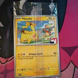 NM Pikachu SVP101 Black Star Promo Play League Pokemon Card TCG SEALED - Image 3