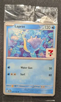 Lapras 031/142 7-Eleven Stamped Asia Exclusive Pokemon Card SEALED - Image 1