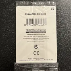 Sealed Snubbull SM200 Detective Pikachu Movie Black Star Promo Holo Pokemon TCG - Image 3