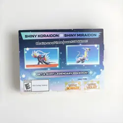 POKEMON SCARLET / VIOLET -SHINY MIRAIDON OR SHINY KORAIDON CODE CARD UNSCRATCHED - Image 1
