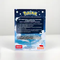 POKEMON SCARLET / VIOLET -SHINY MIRAIDON OR SHINY KORAIDON CODE CARD UNSCRATCHED - Image 2
