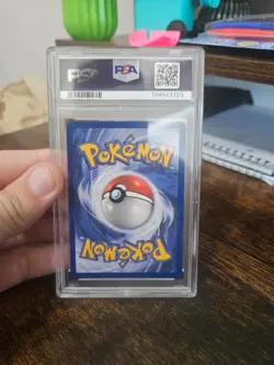 2000 Pokemon Promo Black Star Pokemon League #18 Team Rockets Meowth PSA 10 - Image 2