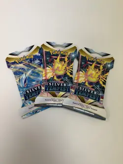 Pokemon TCG Silver Tempest Booster Pack - sealed - 3 packs 820650850929 - Image 1