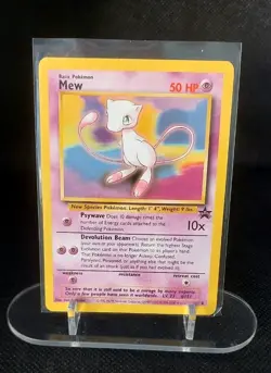 Pokemon TCG Mew Wizards Black Star ProMos Technologies 8 Regular Promo 1st... - Image 1