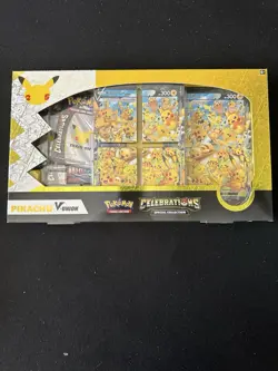 Pokemon TCG Celebrations 25th Anniversary Pikachu V Union NEW SEALED Box X1 - Image 1