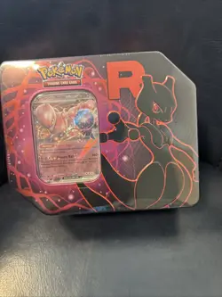 Pokemon Team Rocket MewTwo Tin New Sealed Destined Rivals - New! - Image 1