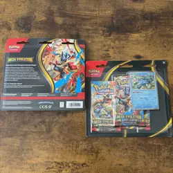 2x Pokemon TCG Mega Evolution Triple Booster Pack Blister Golduck & Psyduck - Image 4